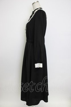 画像4: axes femme / ブロッキングワンピース M ブラック T-26-02-04-013-AX-OP-SA-ZT