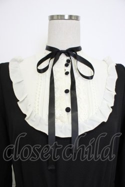 画像5: axes femme / ブロッキングワンピース M ブラック T-26-02-04-013-AX-OP-SA-ZT