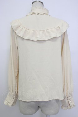 画像2: axes femme kawaii / フリルリボンハイネックブラウス  アイボリー T-26-02-04-002-AX-BL-SA-ZT