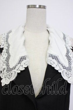 画像6: axes femme POETIQUE / レース襟ロングベスト M ブラック T-26-02-04-014-AX-TO-SA-ZT