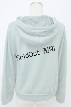 画像2: axes femme / 刺繍入りパーカー M グリーン T-26-02-05-021-AX-TO-SA-ZT