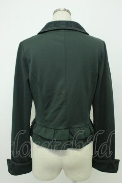 画像2: axes femme / ダークオーナメント柄ジャケット M グリーン T-26-02-05-023-AX-JA-SA-ZT