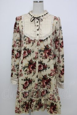 画像1: axes femme / ヨーク切り替えワンピース M ベージュ T-26-02-05-025-AX-OP-SA-ZT