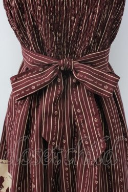 画像4: axes femme / ディズニーコレクション~美女と野獣~シルエット柄キャミワンピース M ワイン T-26-02-05-008-AX-OP-SA-ZT