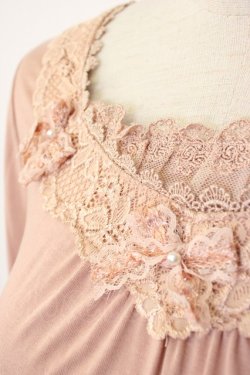 画像4: axes femme / リボンデザインインナープルオーバー M ピンク T-26-02-05-012-AX-TO-SA-ZT