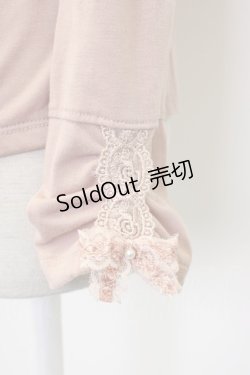 画像5: axes femme / リボンデザインインナープルオーバー M ピンク T-26-02-05-012-AX-TO-SA-ZT594