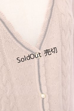 画像4: axes femme / サイドリボンニットカーディガン M ピンク T-26-02-05-014-AX-TO-SA-ZT