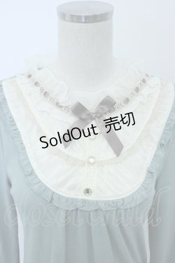 画像3: axes femme / チュールヨークプルオーバー M グリーン T-26-02-05-019-AX-TO-SA-ZT