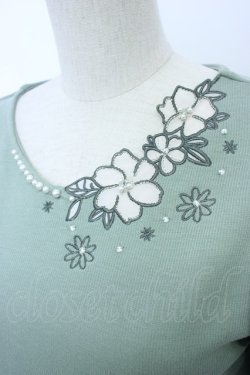 画像3: axes femme / アシンメトリーデザインプルオーバー M グリーン T-26-02-05-020-AX-TO-SA-ZT