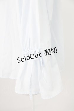 画像3: axes femme POETIQUE / ファンタジータイムブラウス  サックスＸ白 T-26-02-07-002-AX-BL-SA-ZT