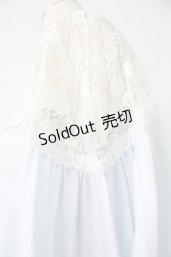 画像4: axes femme POETIQUE / ファンタジータイムブラウス  サックスＸ白 T-26-02-07-002-AX-BL-SA-ZT