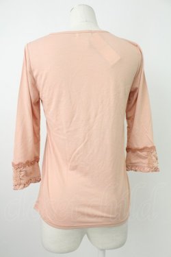 画像2: axes femme / コットンレースインナープルオーバー M アワピンク T-26-02-07-003-AX-TO-SA-ZT