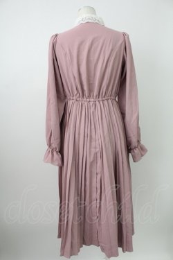 画像2: m petit by misako / AM*レースエリプリーツワンピース S ピンク T-26-02-07-007-LO-OP-SA-ZT