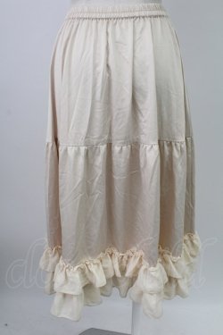 画像2: axes femme kawaii / ミディフリルペチスカート M アイボリー T-26-02-07-010-AX-SK-SA-ZT583