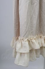 画像3: axes femme kawaii / ミディフリルペチスカート M アイボリー T-26-02-07-010-AX-SK-SA-ZH (3)