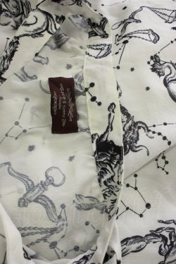 画像5: axes femme NOSTALGIE / 星座柄スキッパーワンピース M ホワイト T-26-02-08-002-AX-OP-SA-ZT