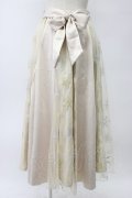 axes femme / スノークリスタル刺繍スカート M キナリ T-26-02-08-025-AX-SK-SA-ZT