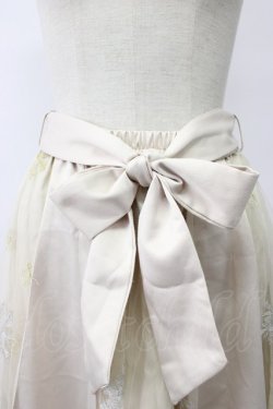 画像3: axes femme / スノークリスタル刺繍スカート M キナリ T-26-02-08-025-AX-SK-SA-ZT