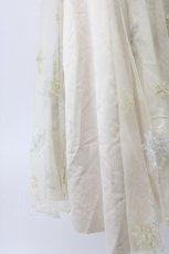 画像4: axes femme / スノークリスタル刺繍スカート M キナリ T-26-02-08-025-AX-SK-SA-ZT583 (4)