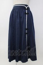 画像1: axes femme / オリエンタルチャイナスカート  ネイビー T-26-02-08-029-AX-SK-SA-ZT584 (1)