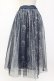 画像2: axes femme / ホロスコープ刺繍チュールスカート  ネイビー T-26-02-08-030-AX-SK-SA-ZT (2)