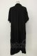 画像2: axes femme / 柄切替シャツワンピース  黒 T-26-02-08-003-AX-OP-SA-ZT (2)