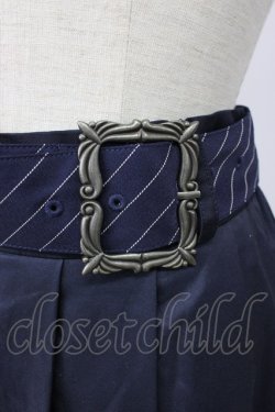 画像3: axes femme / ハリー・ポッター/ベルト付スカート  ネイビー T-26-02-08-032-AX-SK-SA-ZT