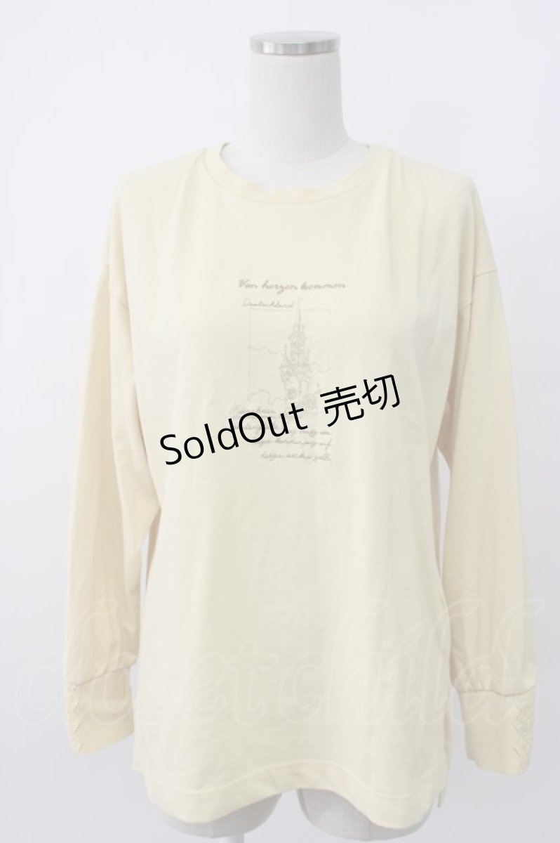 画像1: axes femme / アソート刺繍Tシャツ  イエロー T-26-02-08-009-AX-TS-SA-ZT583 (1)