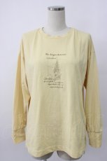 画像1: axes femme / アソート刺繍Tシャツ  イエロー T-26-02-08-009-AX-TS-SA-ZT583 (1)