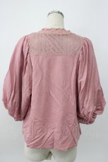 画像2: axes femme / ボリューム袖トップス  ピンク T-26-02-08-010-AX-TO-SA-ZT583 (2)