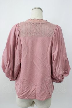 画像2: axes femme / ボリューム袖トップス  ピンク T-26-02-08-010-AX-TO-SA-ZT