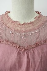 画像3: axes femme / ボリューム袖トップス  ピンク T-26-02-08-010-AX-TO-SA-ZT583 (3)