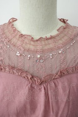 画像3: axes femme / ボリューム袖トップス  ピンク T-26-02-08-010-AX-TO-SA-ZT