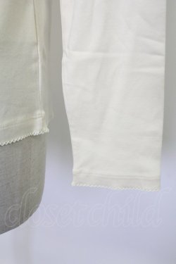 画像3: PINK HOUSE / オールドローズ刺繍カットソー  アイボリー T-26-02-08-012-LO-TO-SA-ZT