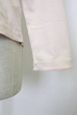 画像4: PINK HOUSE / オールドローズ刺繍カットソー  ピンク T-26-02-08-013-LO-TO-SA-ZT