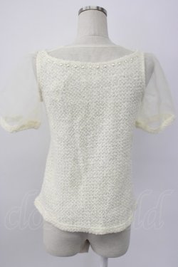 画像2: LIZ LISA / オーガンジー袖切替トップス  アイボリー T-26-02-08-015-LO-TO-SA-ZT