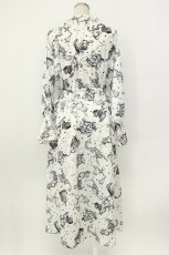 画像2: axes femme NOSTALGIE / 星座柄スキッパーワンピース M ホワイト T-26-02-08-002-AX-OP-SA-ZT583 (2)