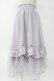 画像1: axes femme / ローズ付ドレープチュールスカート  ラベンダー T-26-02-08-022-AX-SK-SA-ZT (1)