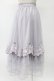 画像2: axes femme / ローズ付ドレープチュールスカート  ラベンダー T-26-02-08-022-AX-SK-SA-ZT (2)