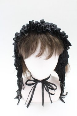 画像1: MR / エンジェルウイングヘッドドレス  黒 T-26-02-10-019-GO-AC-SA-ZT