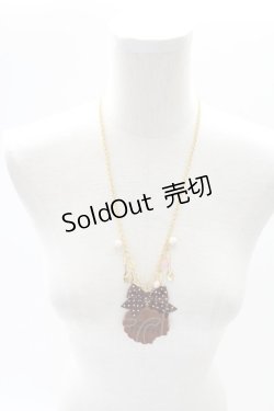 画像1: Angelic Pretty / Sweet Creamビスケットネックレス  ブラウン T-26-02-10-022-AP-AC-SA-ZT