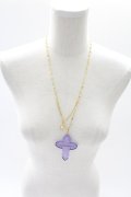 Angelic Pretty / Cecilia Crossネックレス（ラベンダー）  ラベンダー T-26-02-10-023-AP-AC-SA-ZT