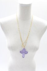 画像1: Angelic Pretty / Cecilia Crossネックレス（ラベンダー）  ラベンダー T-26-02-10-023-AP-AC-SA-ZT575F005 (1)
