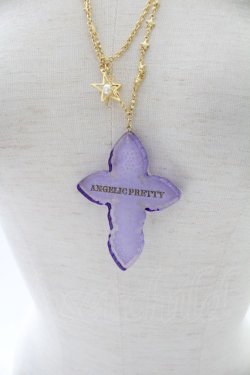 画像6: Angelic Pretty / Cecilia Crossネックレス（ラベンダー）  ラベンダー T-26-02-10-023-AP-AC-SA-ZT