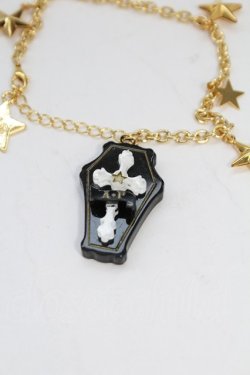 画像2: Angelic Pretty / Horrorコフィンブレスレット  ブラック T-26-02-10-027-AP-AC-SA-ZT