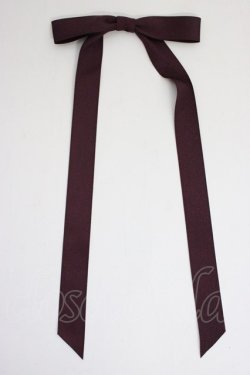 画像6: Avenue Denfer / ハイネックレースつけ襟ストライプロングワンピースセット  ボルドーx白 T-26-02-10-003-LO-OP-SA-ZT