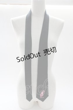 画像3: MAM / 音符刺繍ネクタイ  黒Ｘピンク T-26-02-10-030-LO-ZA-SA-ZT575F005