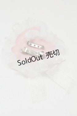 画像2: Nile Perch / ワッペン バレッタ&ブローチ   白 T-26-02-10-033-LO-AC-SA-ZT