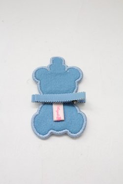 画像2: Angelic Pretty / HAT Sunny Smile Bearワッペンクリップ  青 T-26-02-10-035-AP-AC-SA-ZT