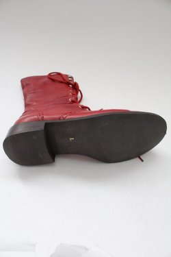 画像5: PINK HOUSE / 編み上げブーツ L レッド T-26-02-10-036-LO-SH-SA-ZT